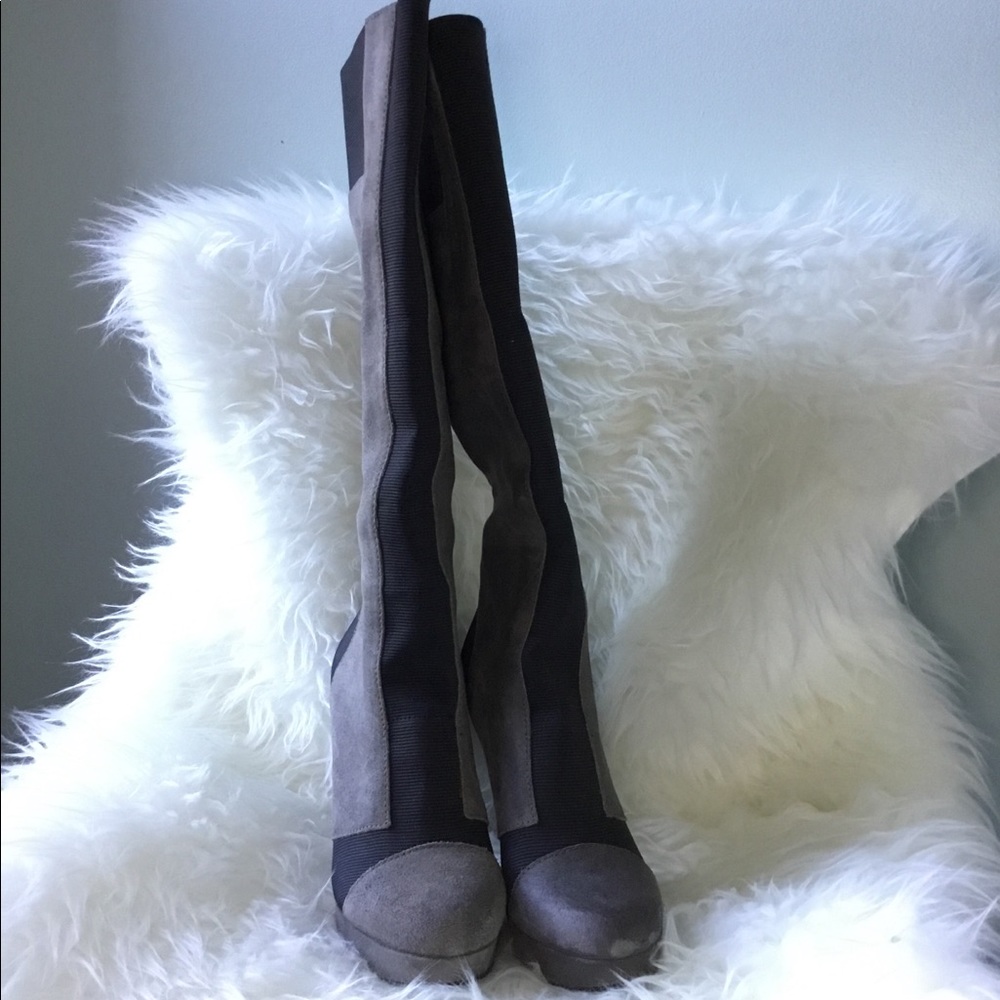 Jessica Simpson sexy high heel boots